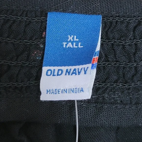 NWT Old Navy | Black Floral Embroidered Boho Long Sleeve Top Size XL Tall - Picture 4 of 5